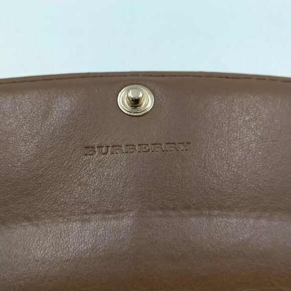 (R792) BURBERY Harris Wallet Haymarket Check Coated - Picture 5 of 8
